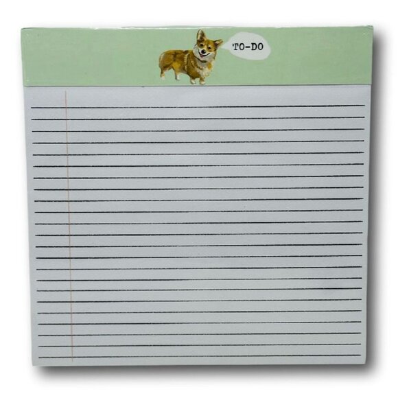 Corgi Dog Pembroke Welsh To Do List Notepad Lined Large Notes - Picture 1 of 2